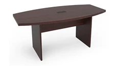 Conference Tables PBD Furniture 6ft Boat Shaped Slab Base Conference Table