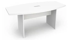 Conference Tables PBD Furniture 6ft Boat Shaped Slab Base Conference Table