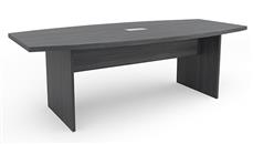Conference Tables PBD Furniture 8ft Boat Shaped Slab Base Conference Table