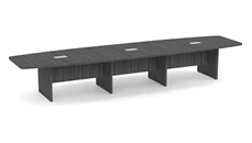 Conference Tables PBD Furniture 16ft Boat Shaped Slab Base Conference Table
