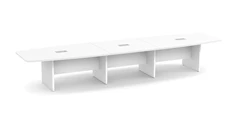 Conference Tables PBD Furniture 16ft Boat Shaped Slab Base Conference Table