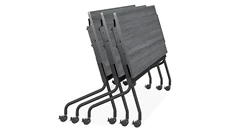 Training Tables PBD Furniture 48in x 24in Flip Top Nesting Table