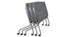 Training Tables PBD Furniture 60in x 24in Flip Top Nesting Table