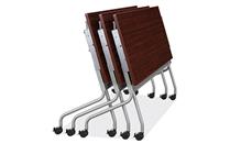 Training Tables PBD Furniture 6ft x 24in Flip Top Nesting Table