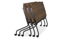 Training Tables PBD Furniture 6ft x 24in Flip Top Nesting Table