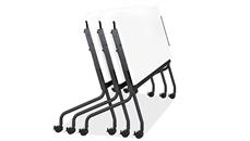 Training Tables PBD Furniture 60in x 24in Flip Top Nesting Table