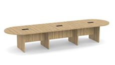 Conference Tables PBD Furniture 14ft Racetrack Shape Panel Leg Conference Table
