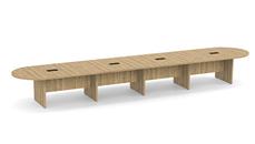 Conference Tables PBD Furniture 20ft Racetrack Shape Panel Leg Conference Table
