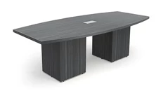 Conference Tables PBD Furniture Conference Table 8ft Boat Shape Cube Base