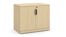 Low Storage Cabinets PBD Furniture 29-1/2in H Laminate Wood Door Storage Cabinet
