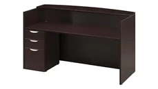 Reception Stand-Alone Desk PBD Furniture Single Box Box File Pedestal Reception Desk
