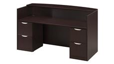 Reception Stand-Alone Desk PBD Furniture Double Pedestal Reception Desk
