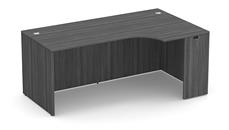 Stand-Alone Desk Shells PBD Furniture 66in Credenza Shell with Right Extension