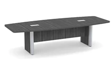 Conference Tables PBD Furniture Conference Table 10ft Boat Shaped Elliptical Base