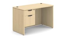 Stand-Alone Single Pedestal Desks PBD Furniture 48in x 30in Single Hanging Pedestal Desk