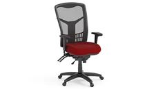 Ergonomic Task Chairs PBD Furniture Cool Mesh High Back Multi Function Chair with Black Base