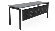 Writing Desks PBD Furniture 60in x 24in OnTask Table Desk with Modesty Panel