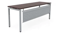 Writing Desks PBD Furniture 66in x 24in OnTask Table Desk with Modesty Panel