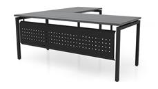 L Shaped Desk Shells PBD Furniture 66in x 66in L-Desk with Modesty Panel