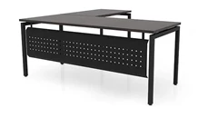 L Shaped Desk Shells PBD Furniture 72in x 72in L-Desk with Modesty Panel 