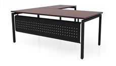 L Shaped Desk Shells PBD Furniture 66in x 72in L-Desk with Modesty Panel 