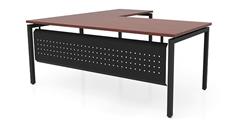 L Shaped Desk Shells PBD Furniture 72in x 84in L-Desk with Modesty Panel 
