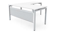 L Shaped Desk Shells PBD Furniture 60in x 66in L-Desk with Modesty Panel 