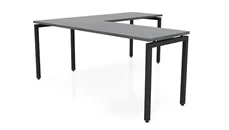 L Shaped Desk Shells PBD Furniture 72in x 66in Slender L-Desk