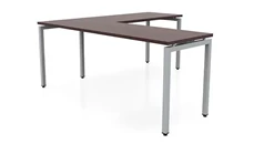 L Shaped Desk Shells PBD Furniture 72in x 66in Slender L-Desk