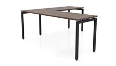 L Shaped Desk Shells PBD Furniture 72in x 66in Slender L-Desk