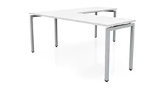 L Shaped Desk Shells PBD Furniture 72in x 66in Slender L-Desk 
