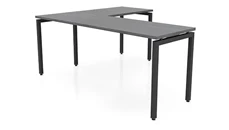 L Shaped Desk Shells PBD Furniture 72in x 60in Slender L-Desk