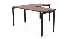 L Shaped Desk Shells PBD Furniture 60in x 60in Slender L-Desk 