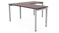 L Shaped Desk Shells PBD Furniture 60in x 72in Slender L-Desk 
