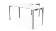 L Shaped Desk Shells PBD Furniture 60in x 72in Slender L-Desk