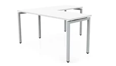L Shaped Desk Shells PBD Furniture 60in x 72in Slender L-Desk