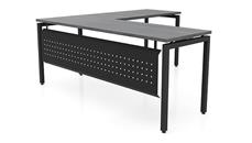 L Shaped Desk Shells PBD Furniture 72in x 72in Slender L-Desk with Modesty Panel 