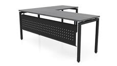 L Shaped Desk Shells PBD Furniture 72in x 60in Slender L-Desk with Modesty Panel