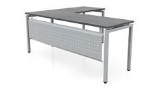 L Shaped Desk Shells PBD Furniture 72in x 60in Slender L-Desk with Modesty Panel