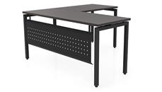 L Shaped Desk Shells PBD Furniture 60in x 72in Slender L-Desk with Modesty Panel
