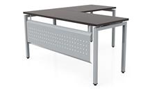 L Shaped Desk Shells PBD Furniture 60in x 60in Slender L-Desk with Modesty Panel 