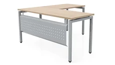 L Shaped Desk Shells PBD Furniture 60in x 72in Slender L-Desk with Modesty Panel