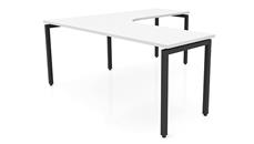 L Shaped Desk Shells PBD Furniture 72in x 72in Curve Corner L-Desk