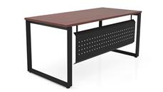 Writing Desks PBD Furniture 72in x 24in Beveled Loop Leg Desk with Modesty Panel