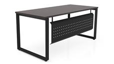 Writing Desks PBD Furniture 72in x 30in Beveled Loop Leg Desk with Modesty Panel