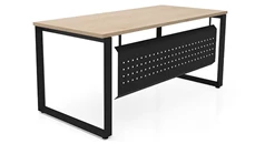 Writing Desks PBD Furniture 72in x 30in Beveled Loop Leg Desk with Modesty Panel