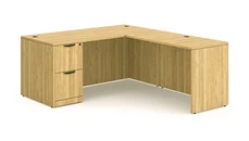 L Shaped Single Pedestal Desks PBD Furniture 72in x 72in Single Pedestal L-Shaped Desk