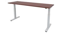 Standing Desks - Electronically Adjustable PBD Furniture 6ft x 24in Dual Motor 2 Stage Adjustable Height Sit to Stand Desk