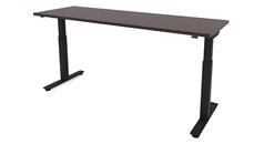 Standing Desks - Electronically Adjustable PBD Furniture 48in x 24in Dual Motor 2 Stage Adjustable Height Sit to Stand Desk