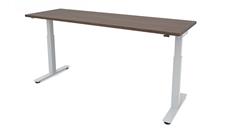 Standing Desks - Electronically Adjustable PBD Furniture 6ft x 24in Dual Motor 3 Stage Adjustable Height Sit to Stand Desk